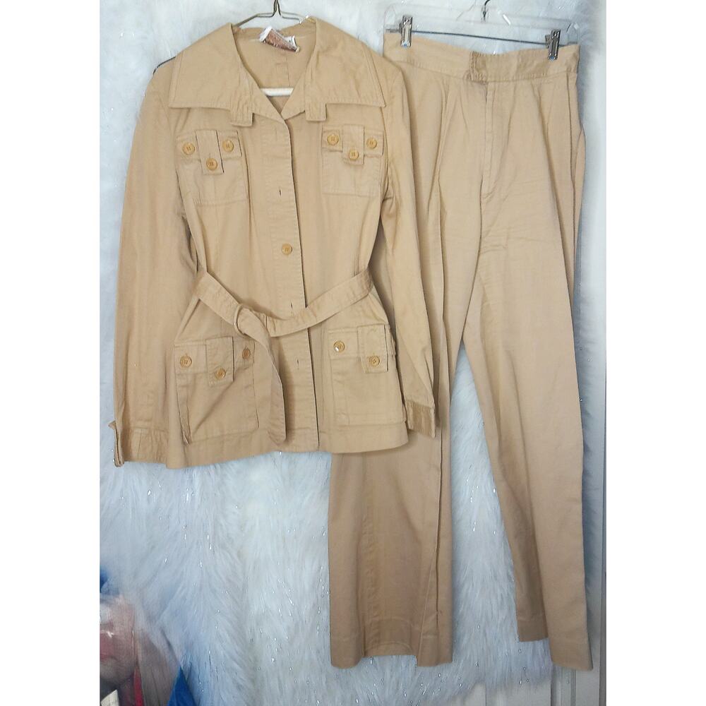 Vintage Suit Yourself At Alexanders Pants Set Flares Bells Size 15/16 READ - Picture 7 of 11